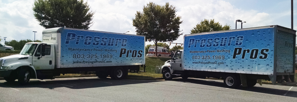 Pressure Pros of the Carolinas | Rock Hill, SC | fleet trucks