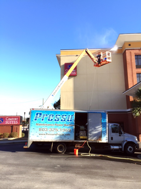 Pressure Pros of the Carolinas | Rock Hill, SC | comfort suites cleaning exterior