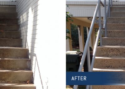 Pressure Pros of the Carolinas | Rock Hill, SC | before and after stair steps cleaning